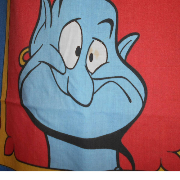 Vintage Disney 1993 Aladdin Curtain Set 14193 Genie, Abu, Iago - Picture 7 of 11
